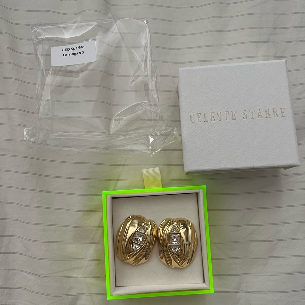 Celeste Starre CEO Sparkle Earring